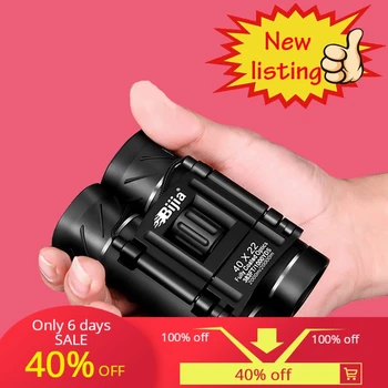 

Bijia 40x22 30x22 portable telescope high zoom binocular professional telscopio leapers hunting and camping jumelles binoculaire
