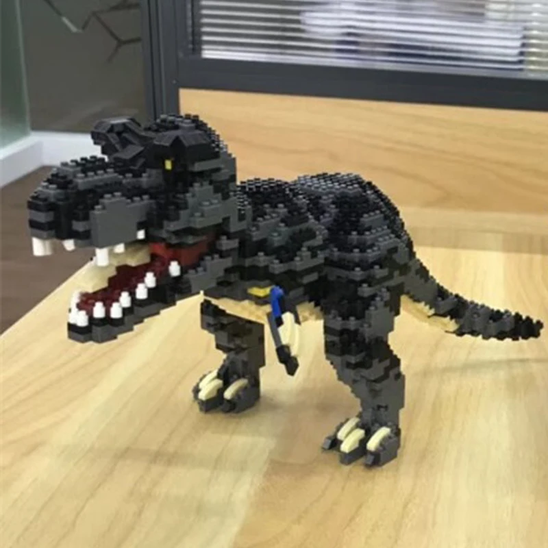 Balody динозавр тираннозавр рекс Велоцираптор животное Монстр 3D модель DIY Алмаз