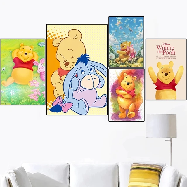 Disney New Arrival Diamond Painting Winnie The Pooh Mosaic Bear Animal  Embroidery Cartoon Picture Rhinestones 5D Decor For Home - AliExpress