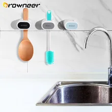 Kitchen and Bathroom Accessories Organizer Mop Holder Wall Mounted Household Adhesive Storage Broom Hanger Brush Hook Racks