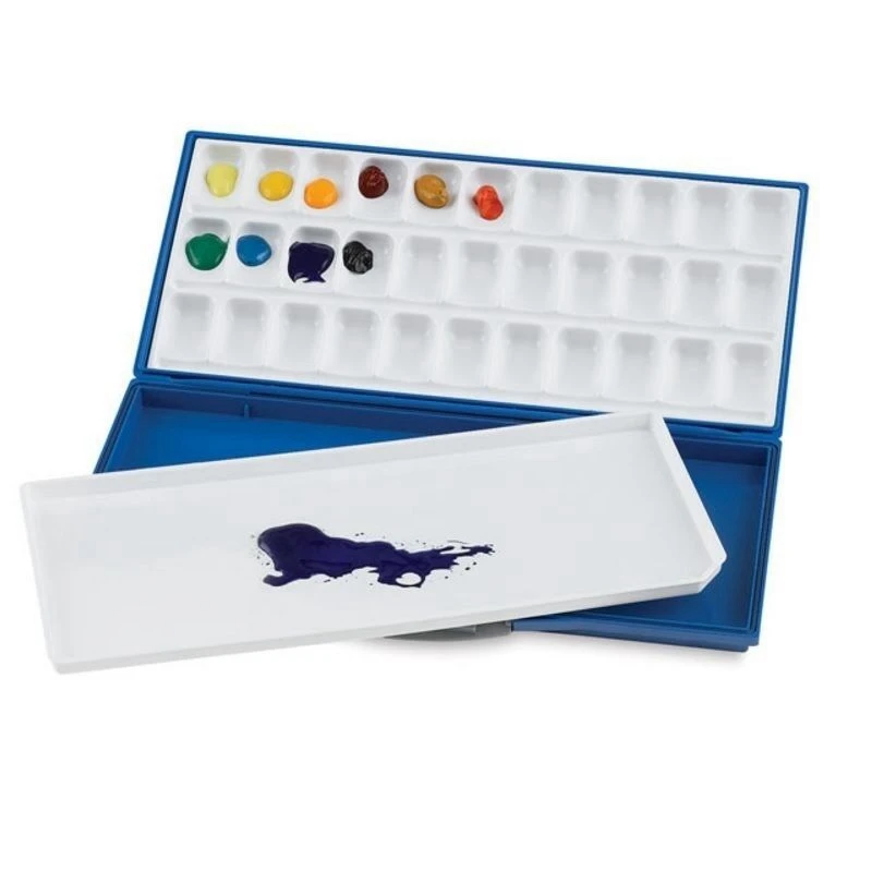 Watercolor Moisturizing Color Box Anti-Leakage Seal Moisturizing Sketch Paint Box 33 Grid Color