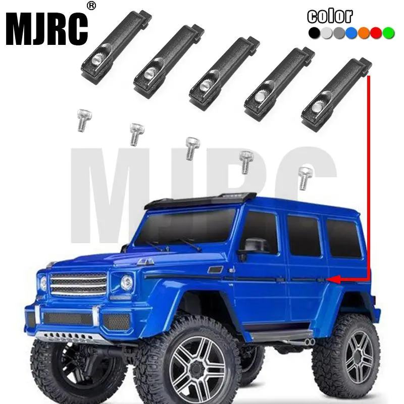 

4pcs for 1/10 simulation climbing car universal metal door handle TRAXXAS TRX-4 G500 G63 Defender Bronco AXIAL SCX10 RC4WD d90