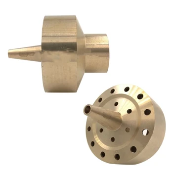 

2Pcs Brass Flower Column Fireworks Fountain Nozzles Garden Landscape Fountain Garden Pond Decoration Fountain Equipment 1/2 Inch