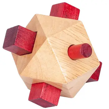 

Wooden Magic KongMing Luban Puzzle Lock Game IQ Brain Teaser Adults Kids Toy intelligence traditional Chinese intelligence game