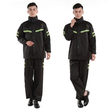 

Coat Rain Set Adult Women Hood Impermeable Hiking Waterproof Outdoor Raincoat Motorcycle Regenkleding Rainwear Adult KK60YY