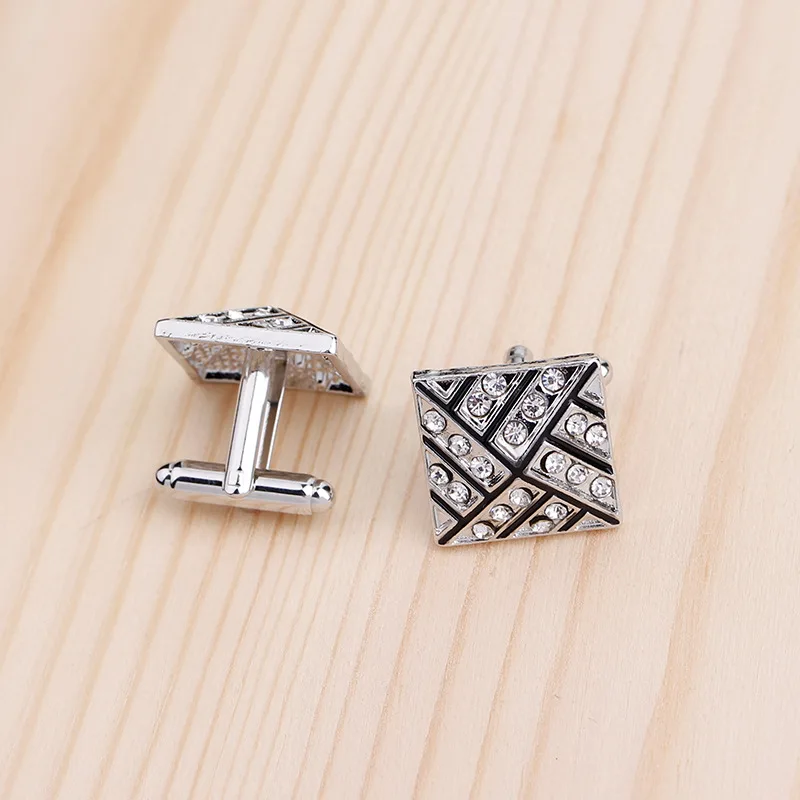 

New Style Europe And America Geometry Stereo Creative Men Shirt Casual Versatile Cufflinks Accessories Hot Sales
