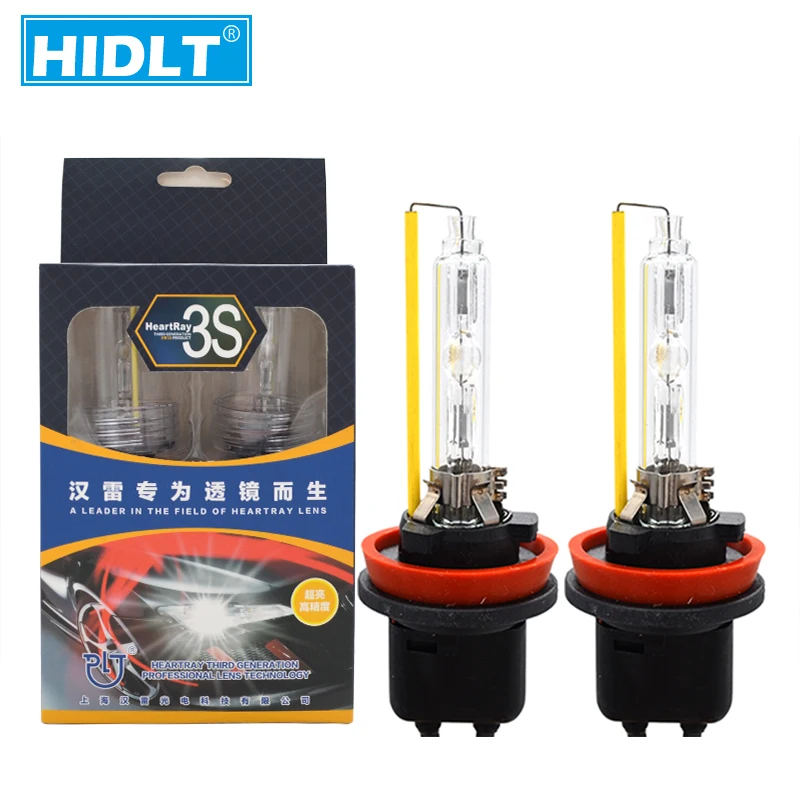 HIDLT Super Vision Original 35W HeartRay HID Xenon Bulbs H1 H7 H11 Auto Car Headlight Replacement Xenon Lamp 4500K 5500K 6500K (3)