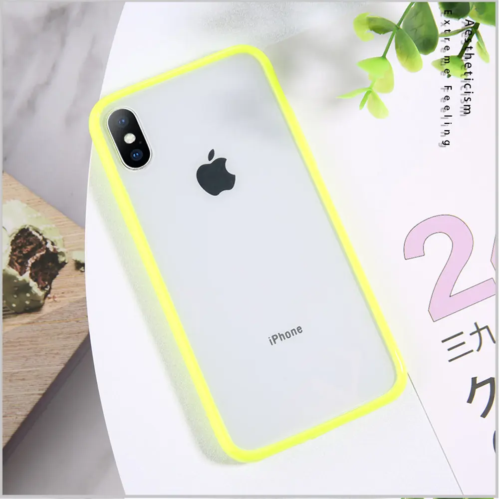 Lovebay прозрачный, конфеты цвет чехол для iPhone 7 6 6s 8 Plus X XS XR XS Max цветные прозрачные телефонные чехлы жесткий акриловый задняя крышка