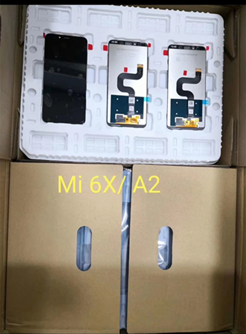 Оригинальный Для xiaomi A2 ЖК-дисплей сенсорный экран с рамкой mia2 6X 1080x2160 пикселей |