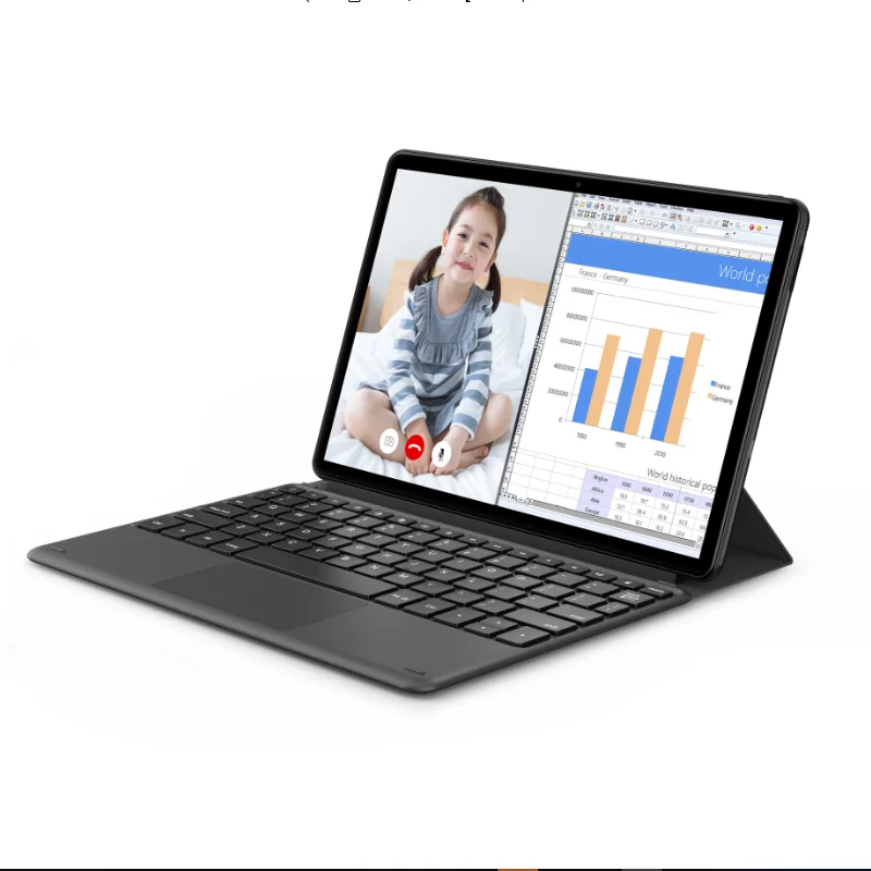 Original For Teclast T30 keyboard for 10.1 inch Tablet PC Docking Keyboard Case with Stand up Function Black Protective Cover