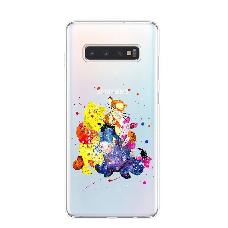 T6466 Акварельный художественный чехол с русалкой для samsung Galaxy S10 S9 S8 Plus S6 S7 Edge S10E Lite 5G - Цвет: T6466