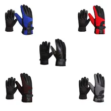 Ветрозащитные теплые перчатки для езды на велосипеде с сенсорным экраном для холодной погоды