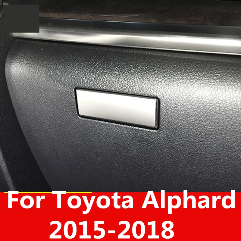 Для Toyota Alphard 2015-2018 Co-pilot коробка для хранения ручка Крышка чаши протектор отделка