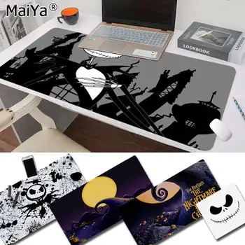 

Maiya Beautiful Anime The Nightmare Before Christmas Halloween Laptop Gaming Mice Mousepad Rubber PC Computer Gaming mousepad