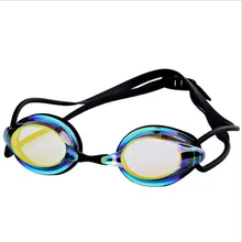 Красочные гальванические плавательные очки профессиональные высококачественные гоночные очки водонепроницаемые противотуманные Дайвинг только плавательные очки