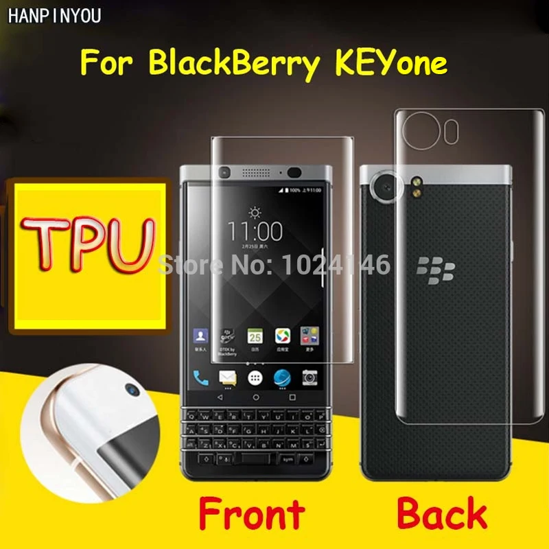 Защитная пленка из мягкого ТПУ с полным покрытием спереди и сзади для BlackBerry чехол