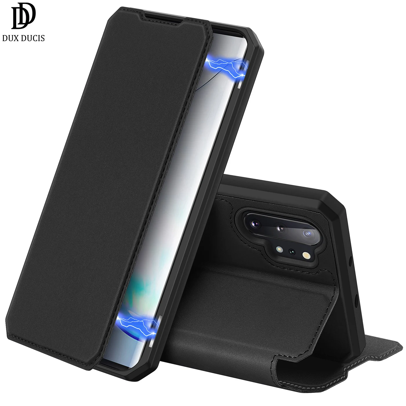 

Flip Wallet Case For Samsung Note 10 & Note 10+ Plus Leather TPU Bumper Card Slot Holder Stand Anti-knock Magnetic Phone Case