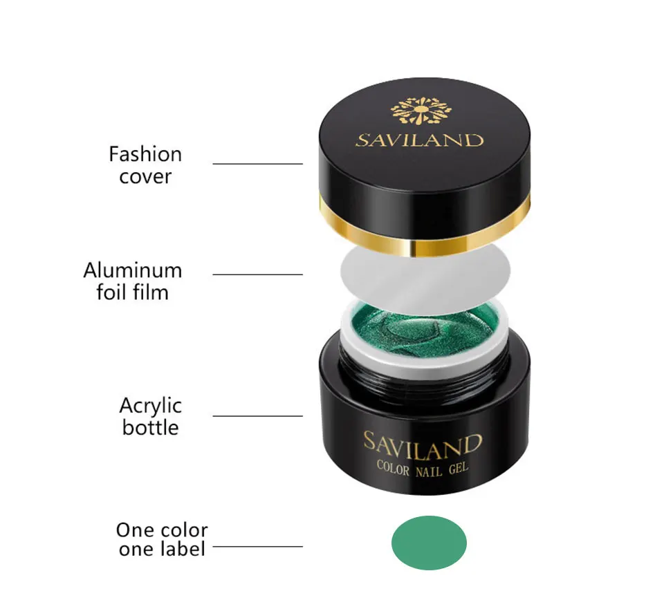 SAVILAND 3D Рисунок металлик гель неоновые, флуоресцентные лаки для ногтей 6 мл сильный Pull Tearing Spider гель для эластичности точечной линии