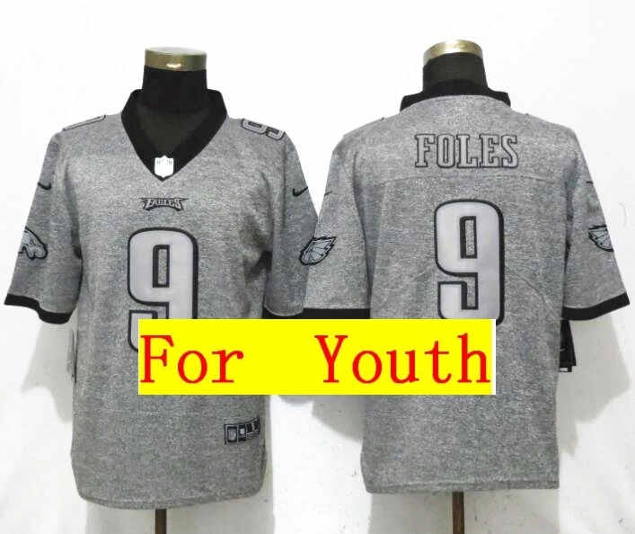 Youth Philadelphia Carson Wentz Brian Dawkins Nick Foles Fletcher Cox Vapor Untouchable Limited Jersey - Цвет: Золотой