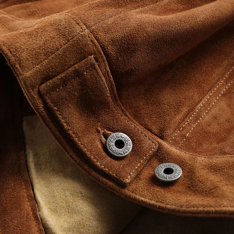 Promotion PC-0003 Read Description! Asian size men's cow leather jacket mens genuine cowhide leather stylish jacket