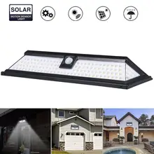 180 светодиодный датчик движения солнечной энергии водонепроницаемый наружный настенный светильник безопасности