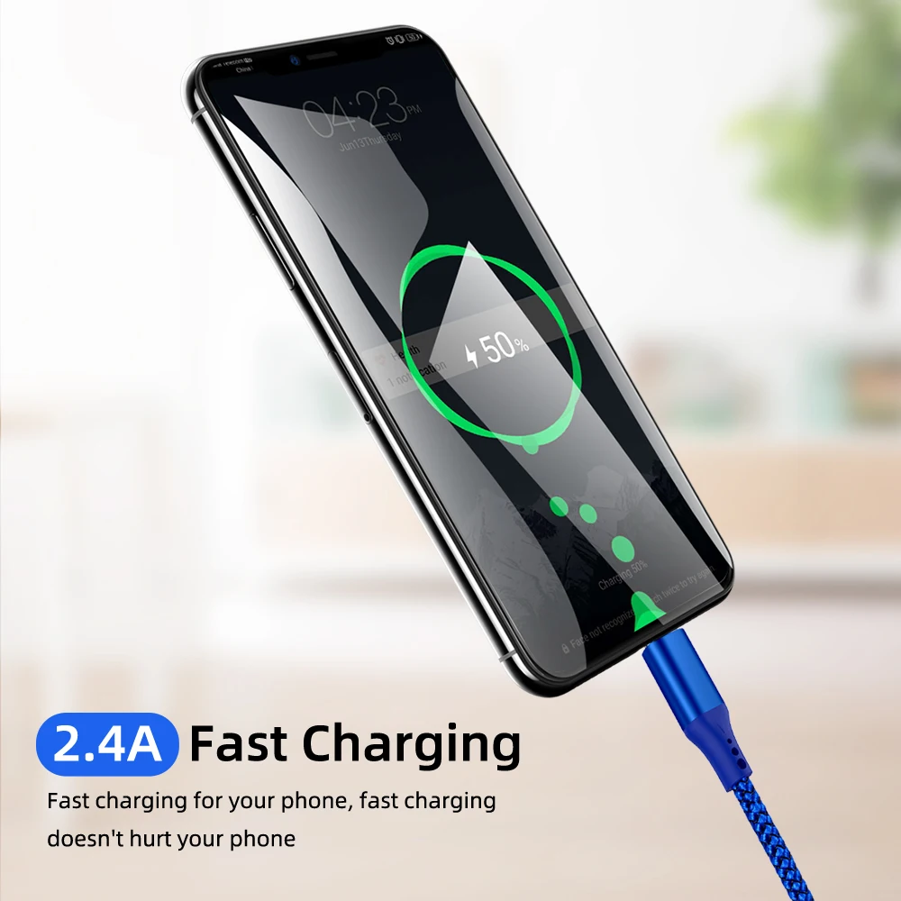 Robotsky usb type-C кабель для samsung Galaxy S9 S8 USB-C для быстрой зарядки мобильного телефона type-C Micro USB кабель для huawei P30 pro