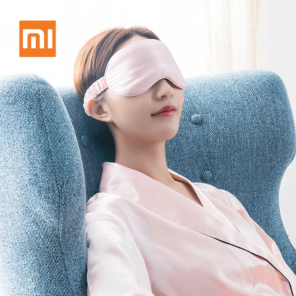 Xiaomi COMO живая шелковая маска для глаз патч массажер снятие усталости глазная сна