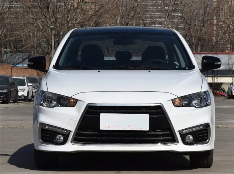 Aplend для Защитные чехлы для сидений, сшитые специально для Mitsubishi Lancer ex 09/10/11/12/13/14/15/16 Фары прозрачный абажур лампы в виде ракушки маска фары крышка - Цвет: Left and Right