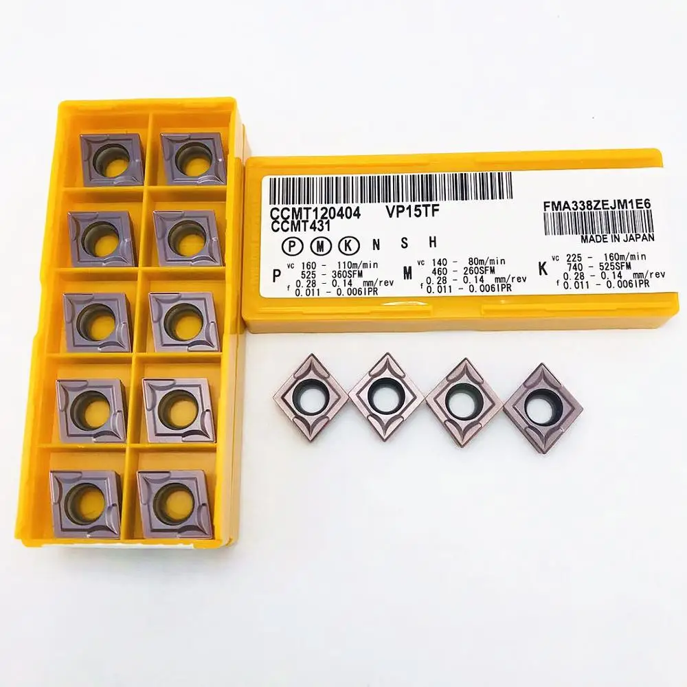 

Lathe tools CCMT120404 VP15TF CNC stainless steel cutting tools Carbide CCMT 120404 metal CNC lathe tools CCMT turning tools