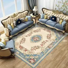 Современный ковер с цветочным узором в скандинавском стиле, Прямоугольный Коврик для гостиной, спальни, дивана с противоскользящим покрытием