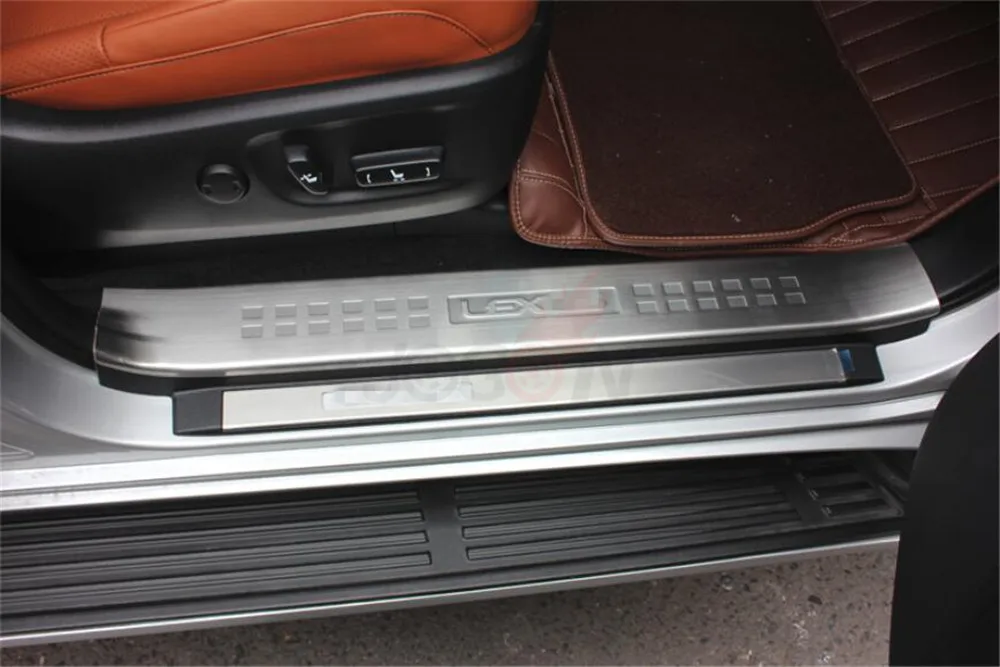 Аксессуары 304 порог порога двери из нержавеющей стали для LEXUS GX GX400 GX460 2010 2019