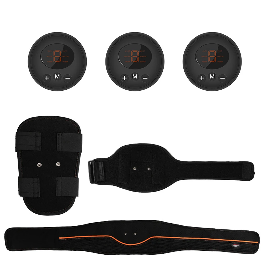 

Fitness Workout Toning Gym Equipment Abdominal Muscle Stimulator EMS Vibration Massage Slimming Body Trainer Belt Smart Exercise