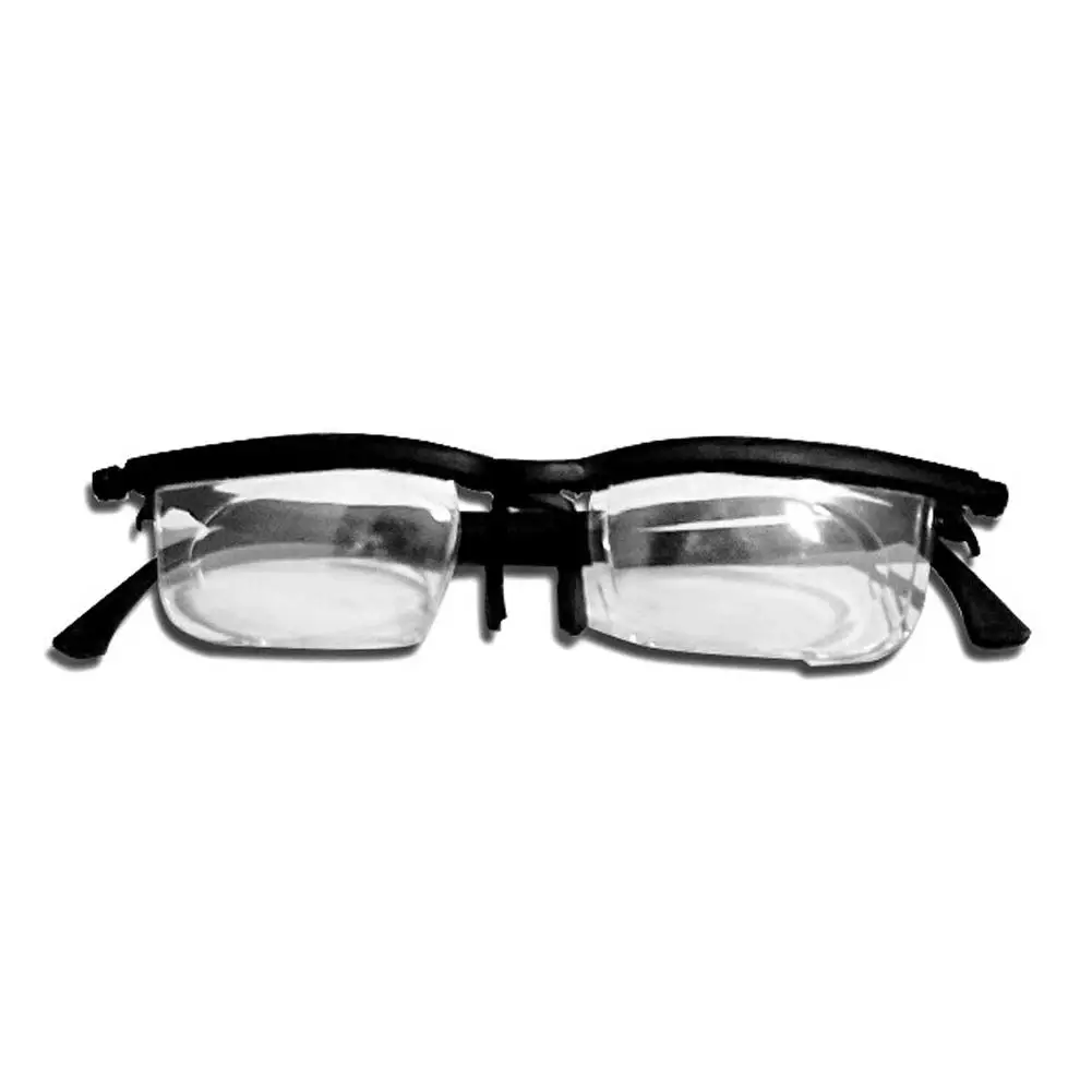Dial Adjustable Glasses Variable Focus for Computer Reading Distance Vision Eyeglass Unisex