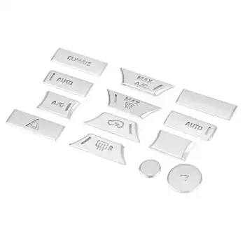 

car gadget alfombrillas coche Car Air Conditioner Button Patch Trim Fit for Range Rover Sport 2014-2017 car