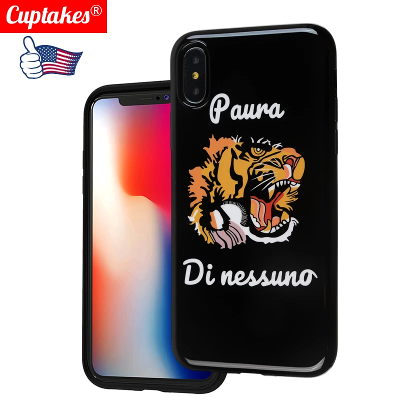 Франция модный ударопрочный черный силиконовый чехол для iPhone X XS XR Max 8 7 Plus 6 6S