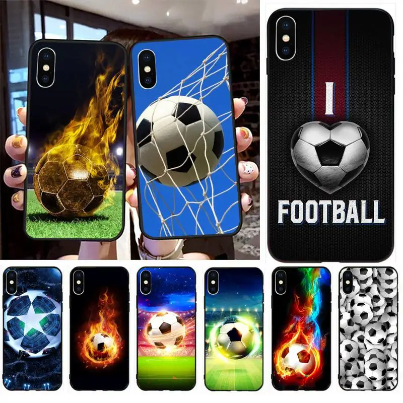 Чехол для телефона с футбольным мячом iphone 12 Mini SE 2020 5 5S 6 6S Plus 7 8 X XR XS 11 Pro Max Fundas Coque cover