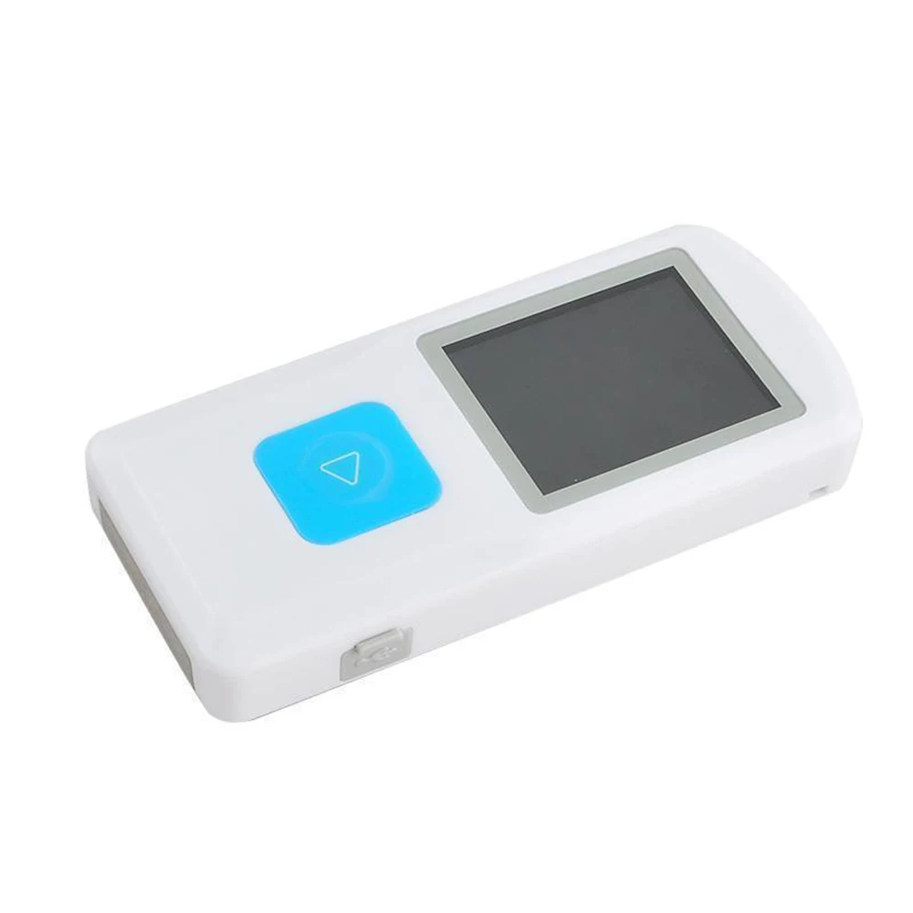 Portable ECG EKG Machine Color Screen ECG Monitor Handheld Heart Rate Machine BT USB PC Software Electrocardiogram Monitor