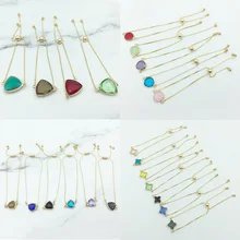 28 стилей высокого качества каменная цепь регулируемый браслет модный дизайнерский браслет для женщин Свадебные украшения