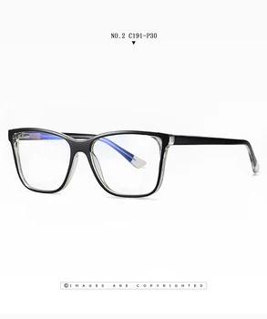 

2020 new TR flat lens pin computer glasses male and female square spring leg anti-blue light mirror