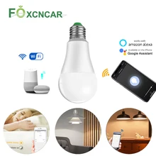 Dimmable светодиодный Wi-Fi умная лампа E27 Домашнее освещение для кухонных шкафов освещение для гостиной Совместимо с Google Home Alexa