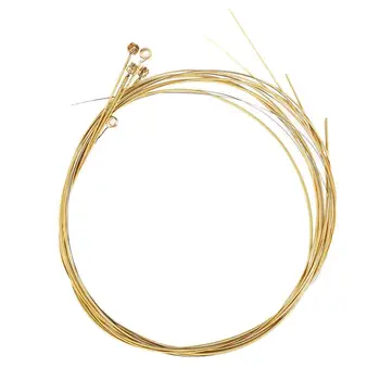 

Brass Acoustic Guitar Strings Guitar Strings 6Pcs Universal Alloy Pop Set Accessories Folk Stable