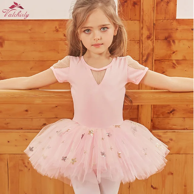 Vestido de Ballet con tutú para niña, traje bailarina para fiesta, lentejuelas, flores, falda de Ballet|Ballet| AliExpress