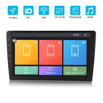 

10.1in WiFi Bluetooth Car MP5 Audio Player Capacitive Touch Screen GPS Navigation Multimedia Player for Android 8.1 Universal
