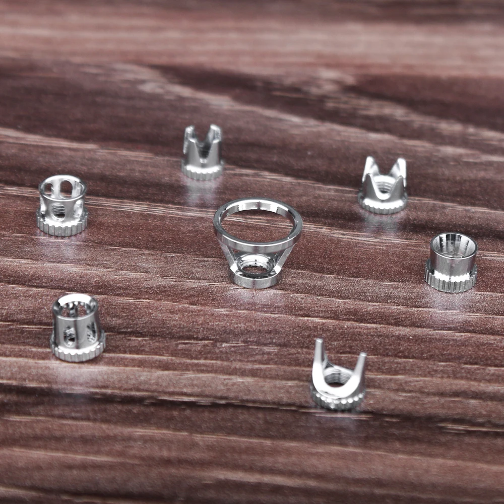 Airbrush Cover Cap Accessory Crown/ Tomahawk/ hollow condensing/distance Shape Air Brush Fan Caps Closed/ Spatter Cap 5