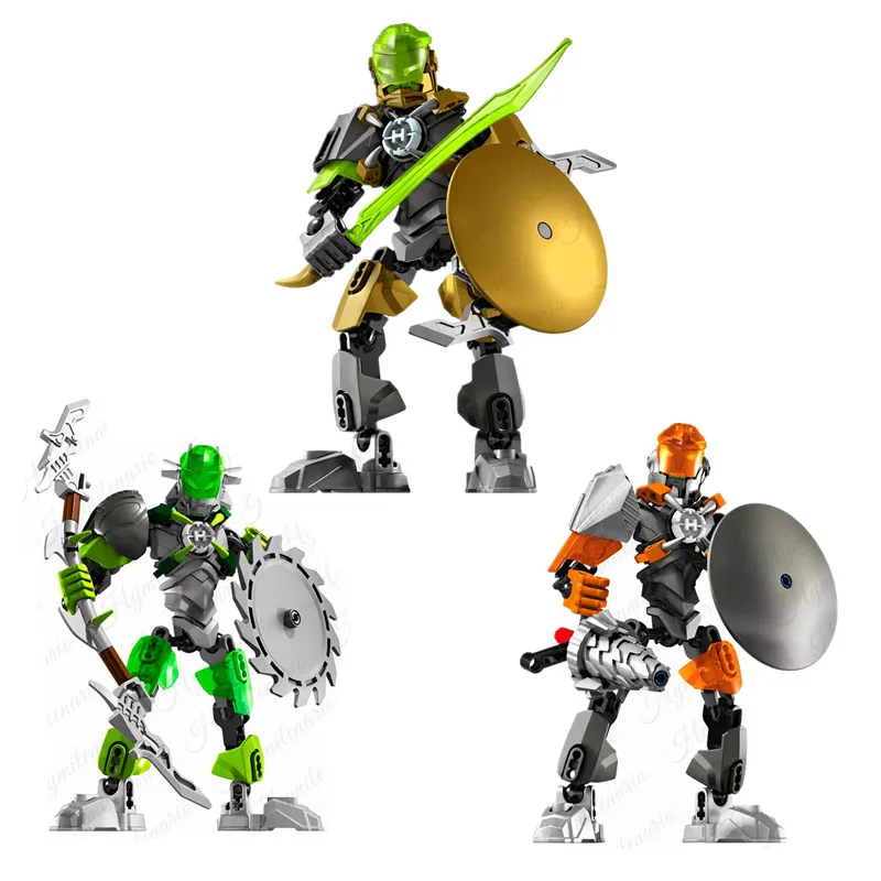 

2019 Star Warrior Hero Factory Bionicle Rocka Bulk Breez Robot Figures Building Blocks Bricks City Enlighten Kids Toys