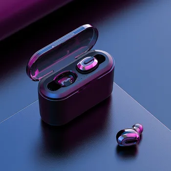 

T1 TWS V5.0 Bluetooth earphone 3D HiFi Wireless Stereo Earphones Earbuds IPX7 Waterproof Charging Box HiFi HD 3D stereo sound