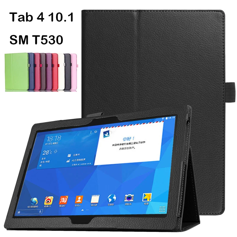 Smart Tablet For Samsung Galaxy Tab 4 10.1 T530 Coque PU Flip Stand Cover For Samsung SM T531 T535 Protector Case - buy at the price of in aliexpress.com | imall.com