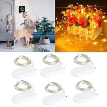 

Fairy Lights 1 Lighting Mode Festival Supply Home Indoor Decor Christmas Decoration Light String Creative Copper Wire