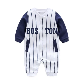 

Baby Boy Clothes Striped Jumpsuit Spring Newborn Baby Clothes Cartoon Warm Romper Cotton Costume Baby Rompers Infant Boy Clothes