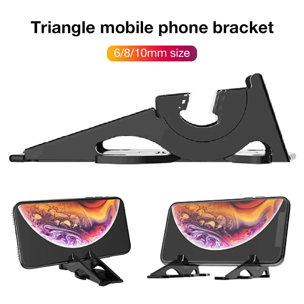 

New Phone Holder Geometric Pocket Three-Legged Bracket Card-Type Stand Portable Compact Adjustable Photography Tripod Portable
